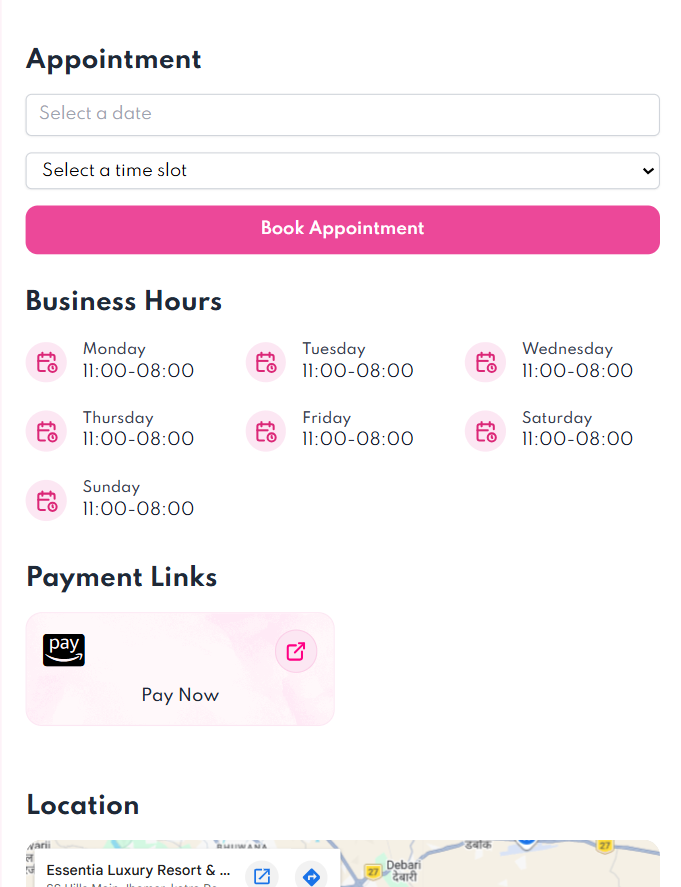 Digital Business Profile + Catalog